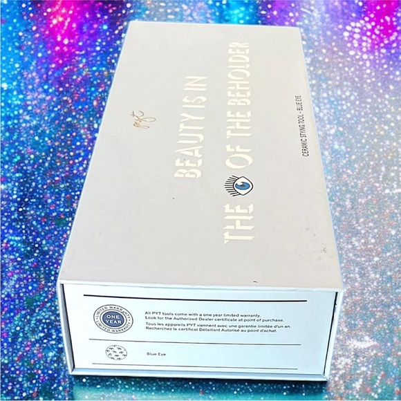 PYT Hair Professional Ceramic Flat Iron Styling Tool Blue Eye RV $300 NIB - Picture 11 of 12